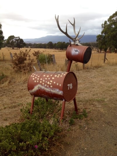 Reindeer Mailbox