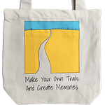 Showing the Tote Bag that is for sale in my shop